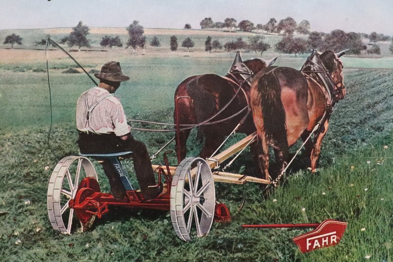 Fahr-Gramäher aus den 30er Jahren des letzten Jahrhundert