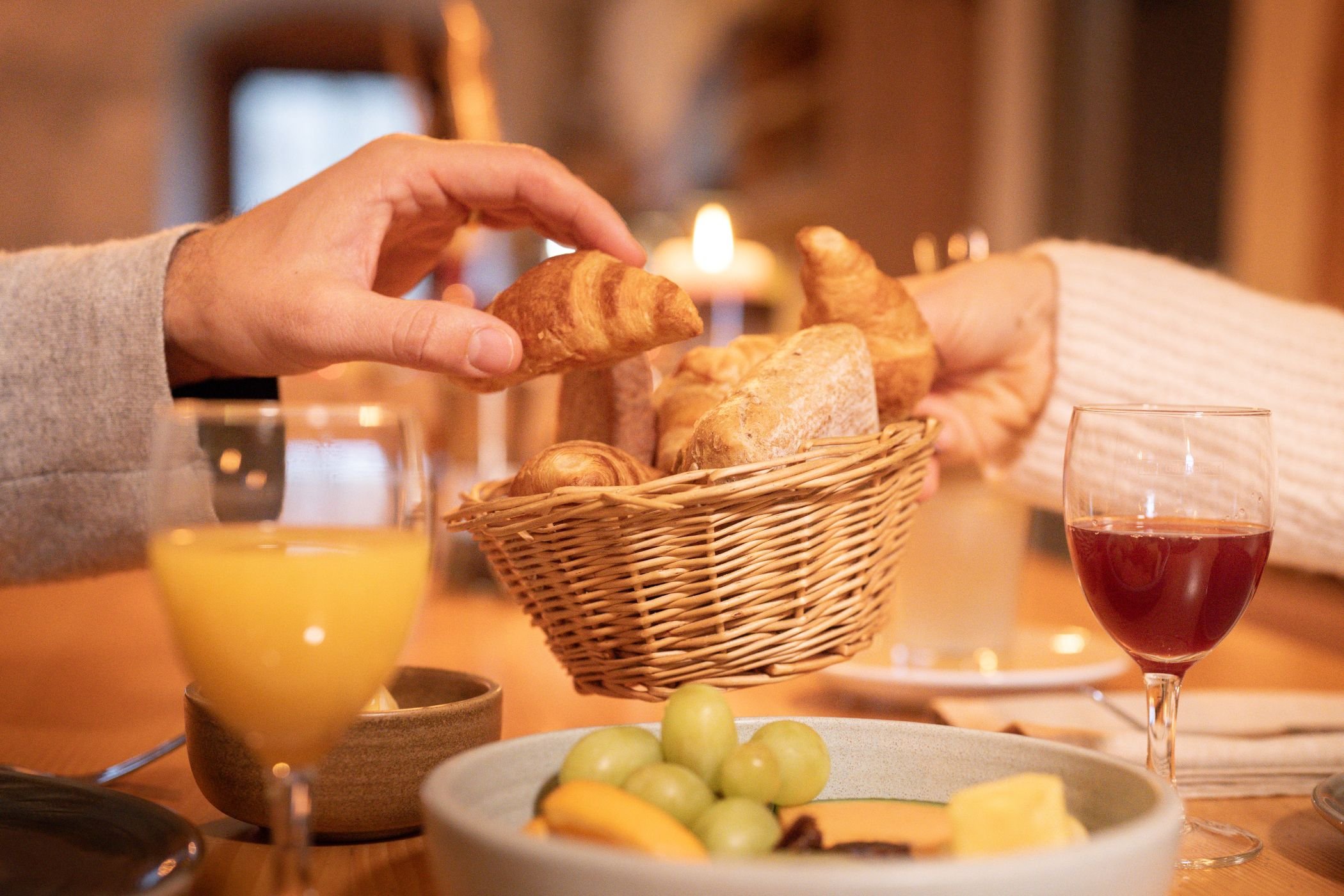 Scheunen Frühstück in der Rainhof Scheune