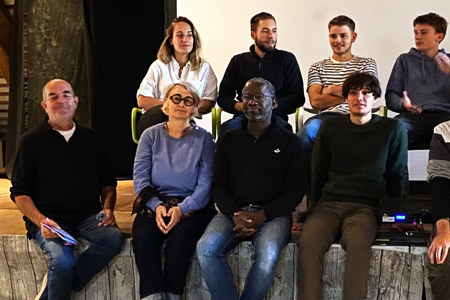 Dr. Dieter Obermaier, Initiator vom Deutsch - Französischen Workcamp, links im Bild