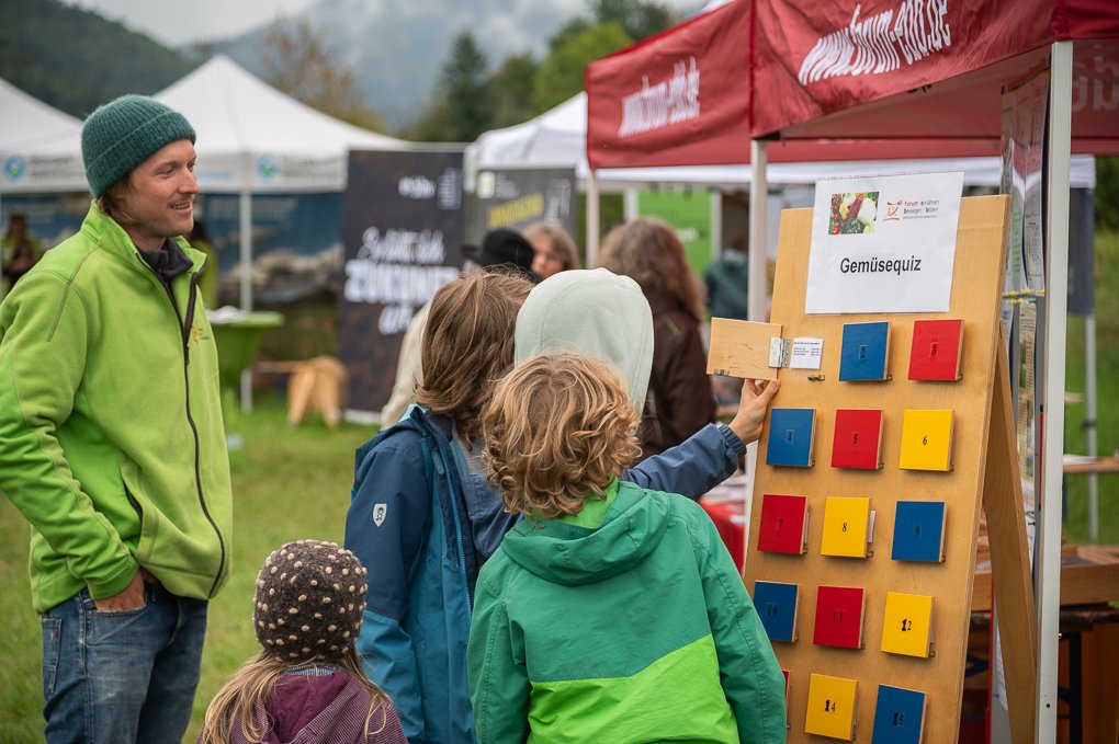 Am Stand vom Amt für Landwirtschaft
