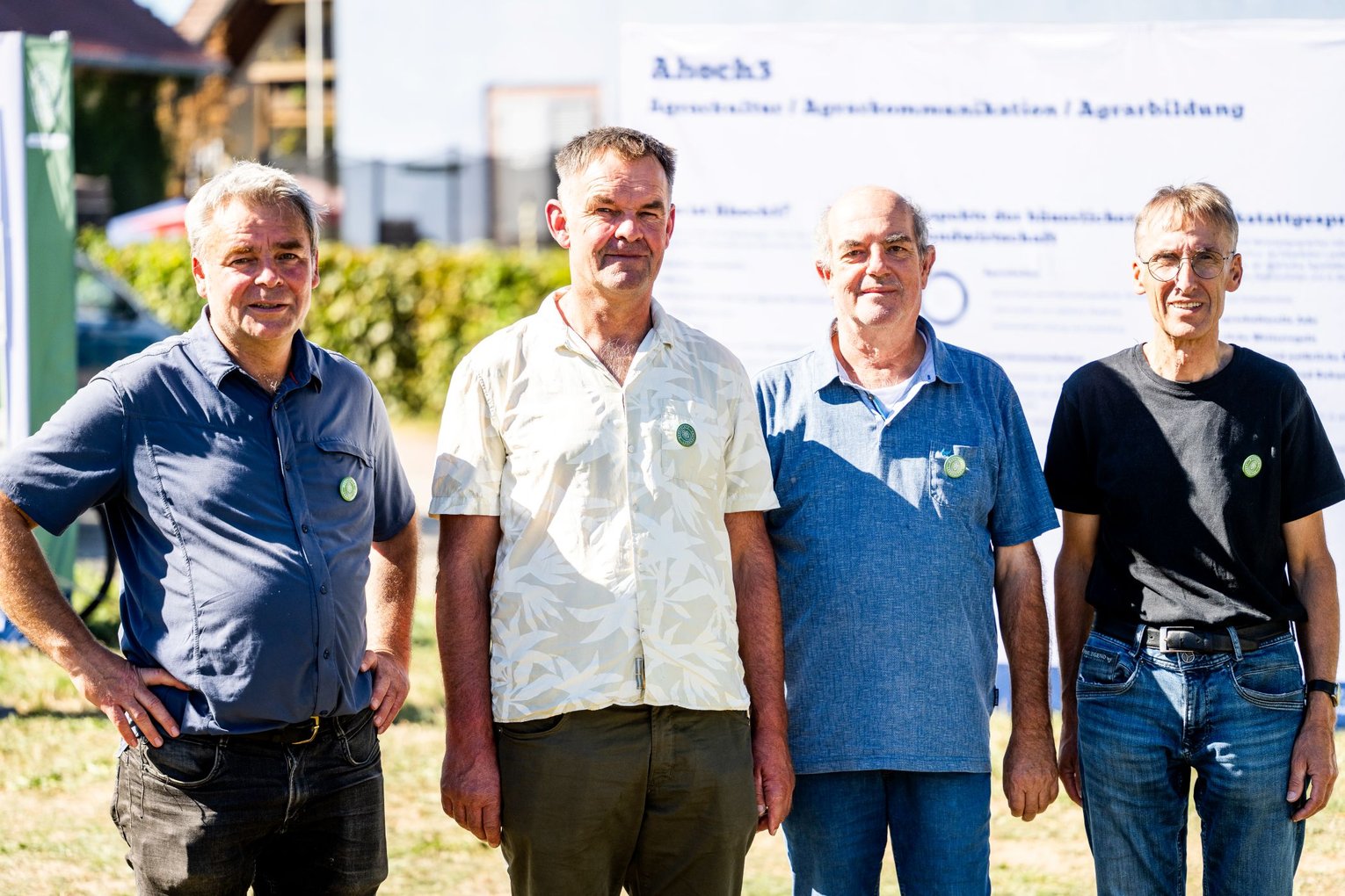 Das aktuelle Team von Ahoch3 auf dem Höfe-Festival 2026