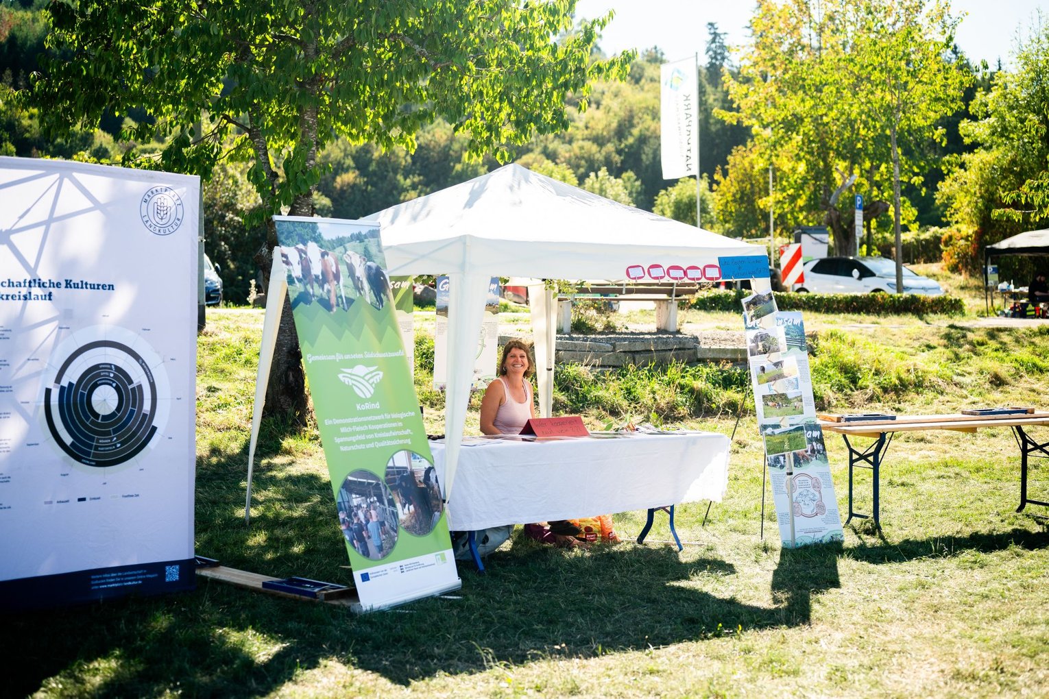 Am Infostand von KoRinNa