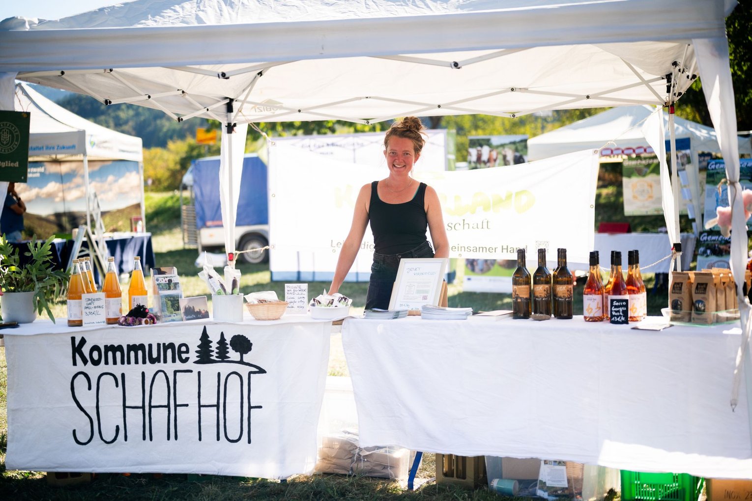 Neumitglied Schafhof auf dem Höfe-Festival