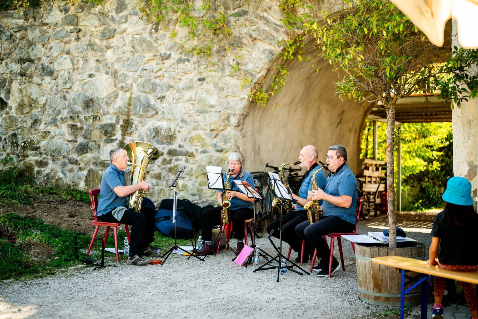 "Wir vier" vom Kaiserstuhl sorgten zusätzlich für gute Musik