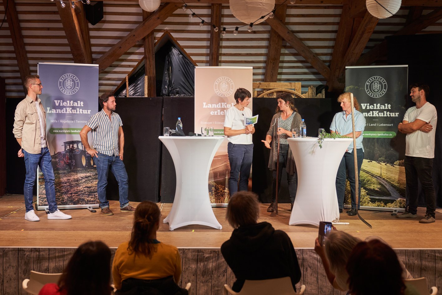 Podiumsgespräch auf dem Höfe-Festival